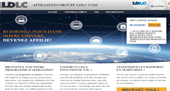 Desktop Screenshot of affiliation.groupe-ldlc.com